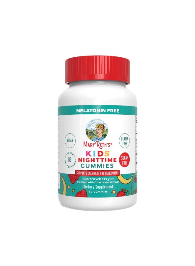 MaryRuth's MaryRuth Organics Kids Nighttime Gummies, Strawberry, 30 Count - Image 1